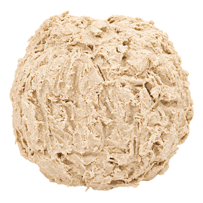 Heavy wear on a D-Bone Ball dog chew — replace it soon